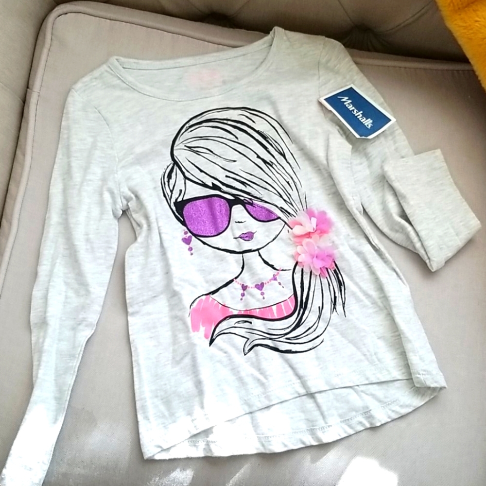 🟢Girls long sleeve shirt size 4